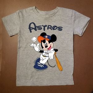 Houston Astros Mickey Mouse Toddler Tee 4T small